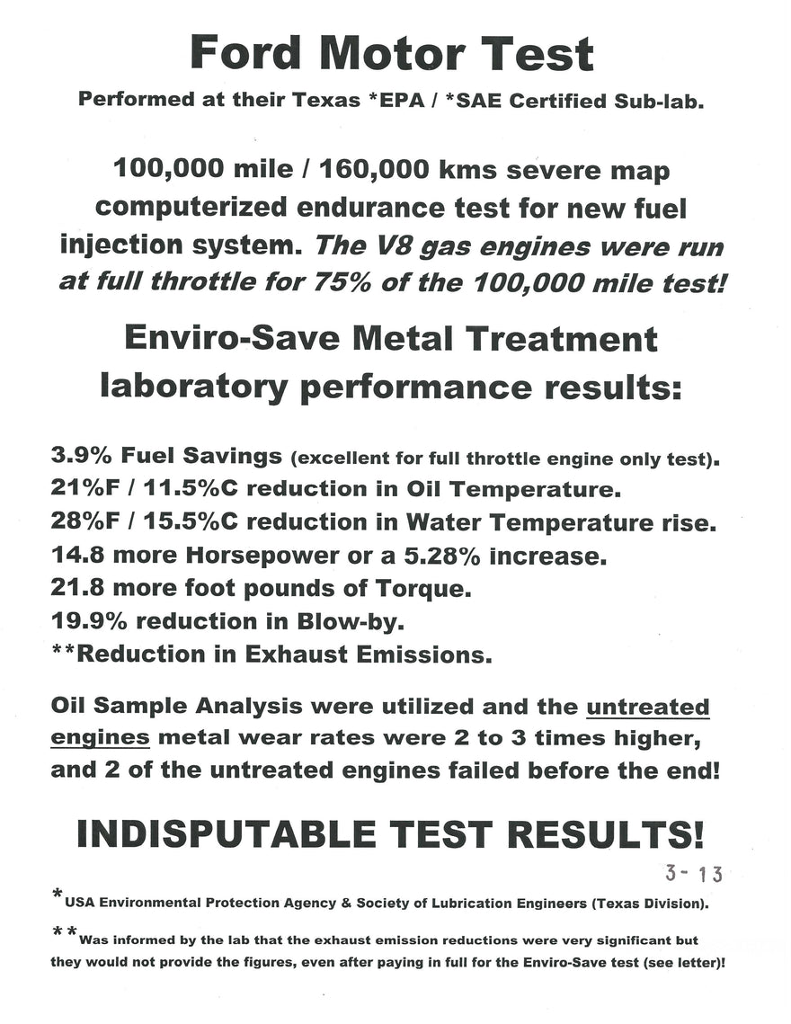Ford motor test 1