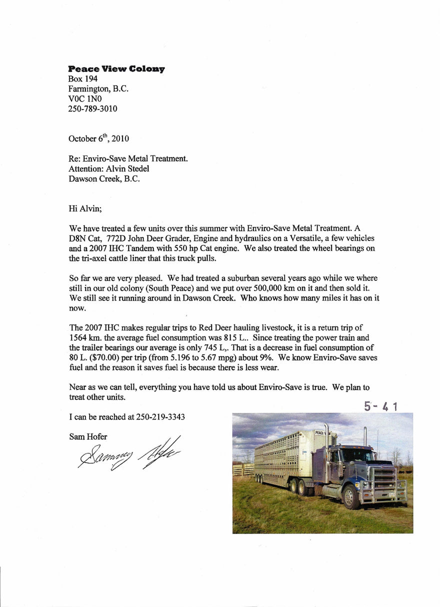 Envirosave test results from peace view colony cb72948a 0caf 4304 852b 983696c3b749