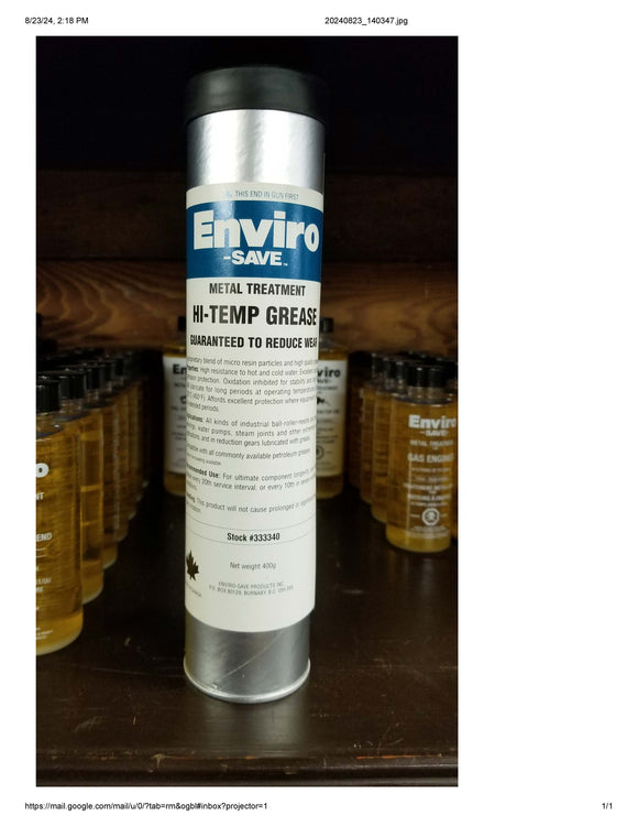 Grease 400 g / 14 oz Tube Hi-Temp (Box of 10) SKU 333340A